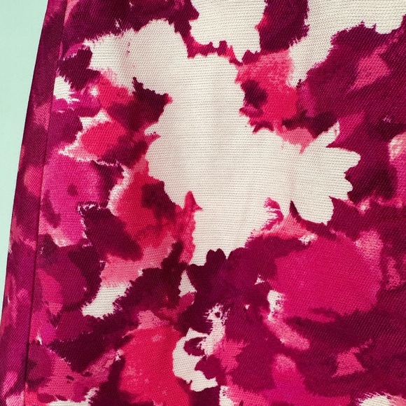 Kate Spade Jordan Silk Blend Berry Moody Floral Pencil Skirt size 4 - Picture 6 of 14